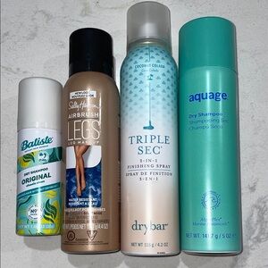 Beauty Haircare Bundle Drybar  Aquage Batiste Sally Hansen NEW
